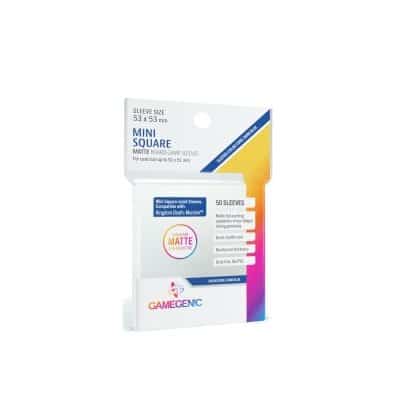 Gamegenic Prime Matte Mini Square Sleeves (50ct) 53mm x 53mm image 0